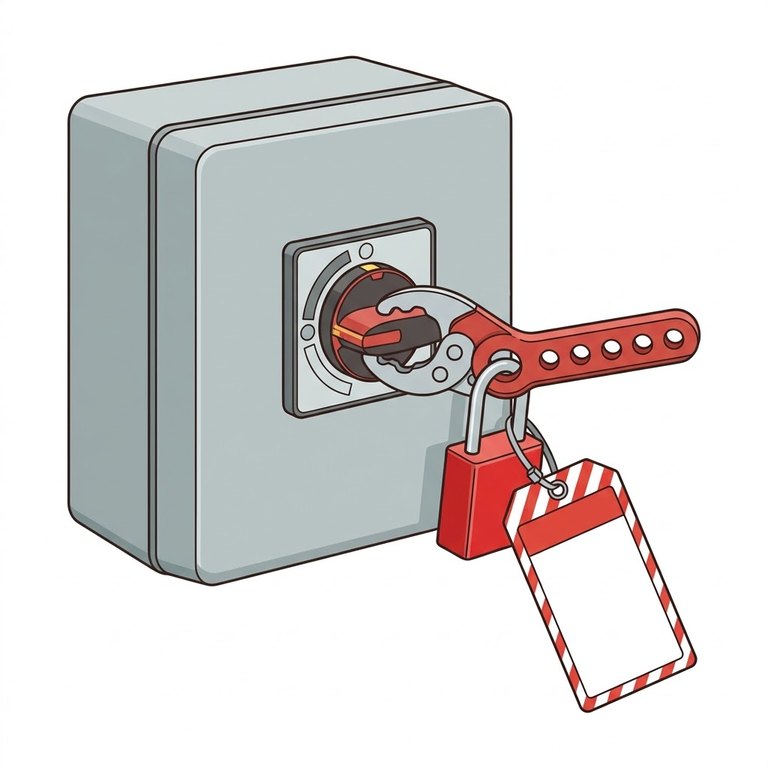 Consignation : Procédure qui met un équipement hors énergie de façon sûre avant d’intervenir : séparation (on ouvre le sectionneur), condamnation (cadenas personnel), identification (étiquette), puis vérification d’absence de tension et purge des énergies résiduelles (pneumatique, hydraulique, ressorts, gravité). Elle est obligatoire, tracée par une attestation, et la déconsignation suit l’ordre inverse.